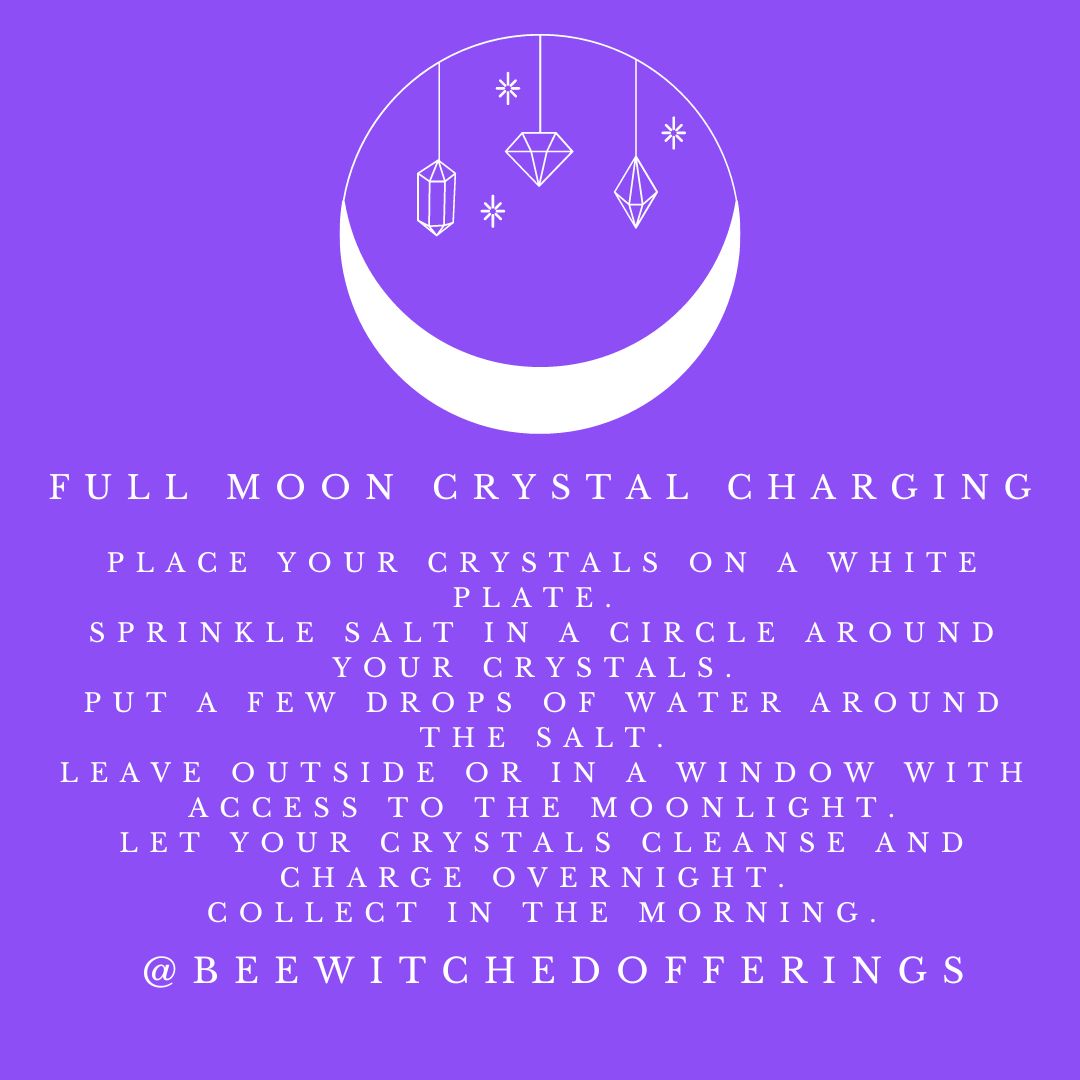 Full Moon Crystal Charging