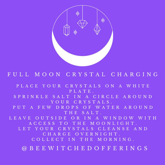 Full Moon Crystal Charging