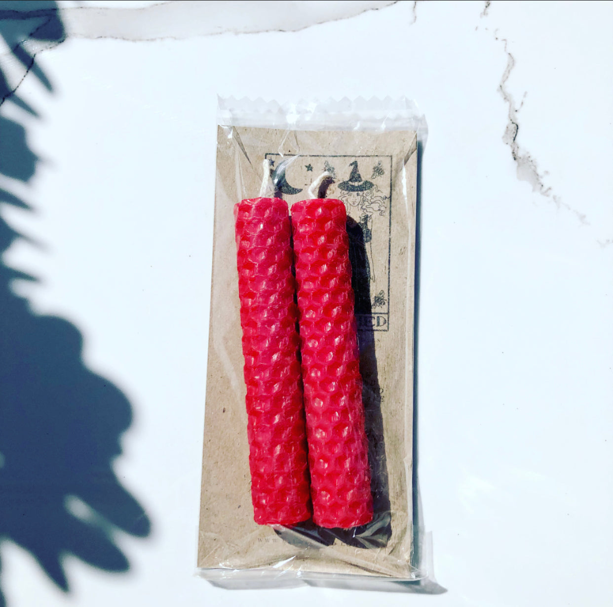 Coloured Natural Beeswax Candles